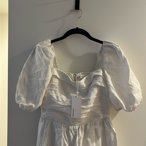 Reformation Zula White Linen Dress - Picture 3 of 7